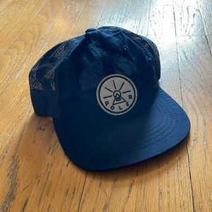 Poler, Adjustable Snap-Back Mesh Trucker Hat, Navy, OS